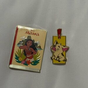 Moana and Pua Enamel Pin Set